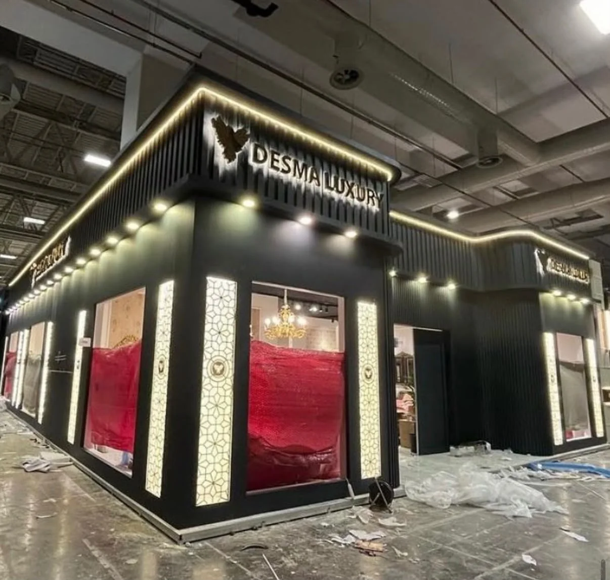 Desma Luxury cephe kaplama ve aydınlatma uygulaması