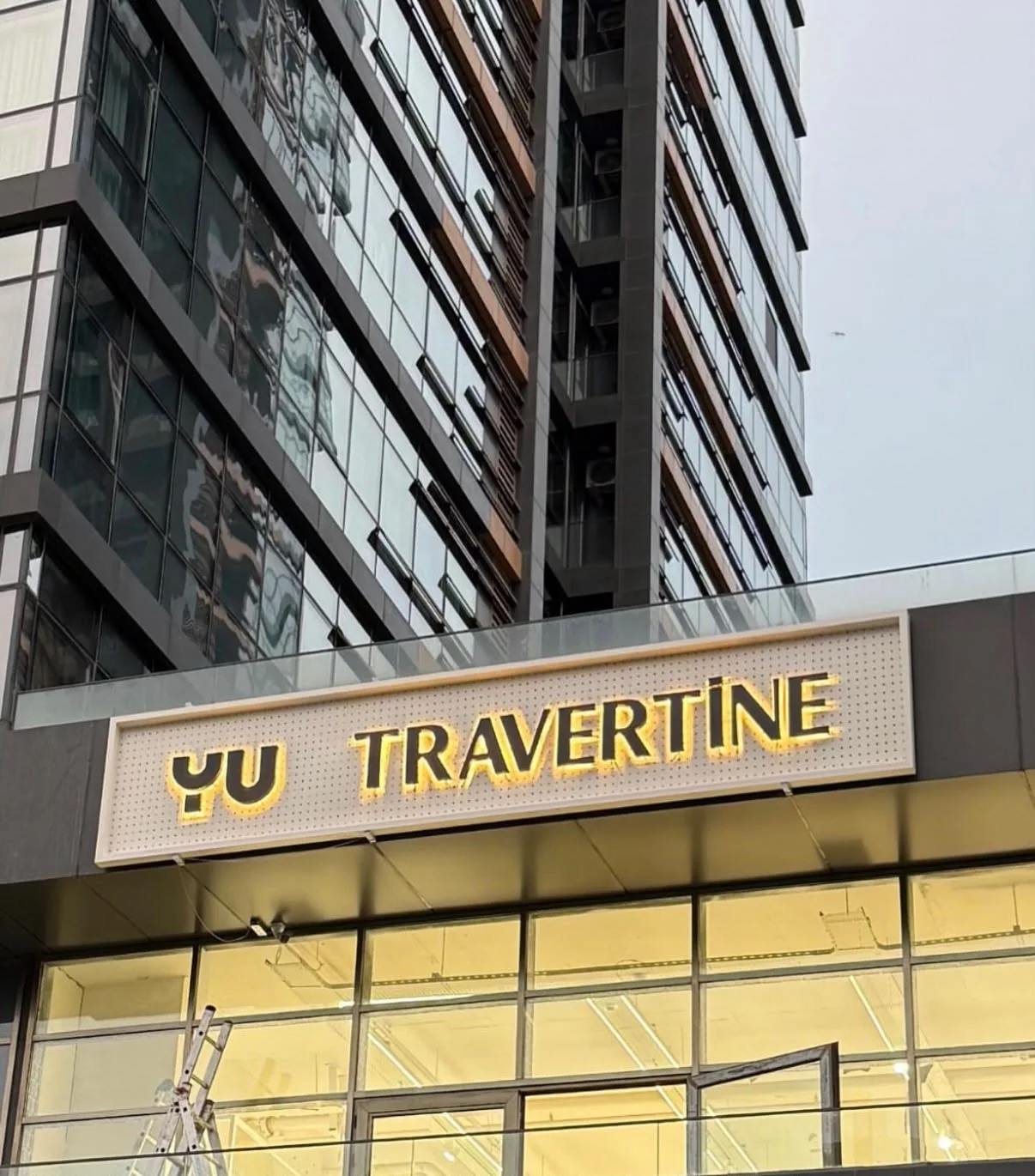 Paslanmaz kutu harf cephe uygulaması